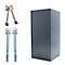 Rottner Fire Hero 100 kluis met EN 1 veiligheidsniveau, 30 minuten brandbeveiliging, slot met dubbelbaardsluiting, antraciet