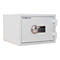 White safe with digital combination lock, brand 'BOTTACO' visible.