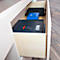 Rottner ladekluis Coverchest, 7,5 l, deur boven scharnierend, elektronisch slot met 2 sleutels, montagemateriaal, B 400 x D 350 x H 110 mm, antraciet