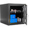 Grey camera outline on white background.