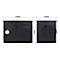 Rottner Paketbriefkasten Parcel Keeper, Wandmontage, für Pakete L 350 x B 290 x H 270 mm, Stahlblech pulverbeschichtet, schwarz