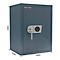 Grey safe with keypad, handle and Rottner lettering. Dimensions: 660x490x410mm.