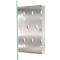 Rottner Schlüsselschrank Key Glass White – Edelstahl, 8 Haken, Magnetverschluss