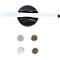 Rottner Schlüsselschrank Key Glass White – Edelstahl, 8 Haken, Magnetverschluss