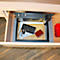 Rottner Schubladentresor Coverchest, 7,5 l, Türanschlag oben, Elektronikschloss mit 2 Schlüsseln, Montagematerial, B 400 x T 350 x H 110 mm, anthrazit