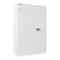 Rottner Stahlbüroschrank Office 4 Premium, 818 l, Flügeltür, 4 Fachböden, Doppelbartschloss, B 1250 x T 520 x H 19151 mm, Stahl, lichtgrau RAL 7035