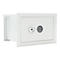 Rottner Wandtresor Stone Premium SE 35, 27 l, EN 1, mit 1 Fachboden, Elektronikschloss, Stahl, weißaluminium RAL 9006
