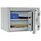 Rottner Wertschutzschrank Opal Fire Premium OPD-35, 24 l, EN 1, Feuerschutz bis 30 min, 1 Fachboden, Elektronikschloss, Stahl, lichtgrau RAL 7035
