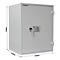 Rottner Wertschutzschrank Opal Fire Premium OPD-85 IT, 189 l, EN 1, Feuerschutz bis 30 min, 2 Fachböden, Doppelbartschloss, Stahl, lichtgrau RAL 7035