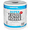 Rouleau de tissu de nettoyage Wipex Grand rouleau, 2 plis, blanc, 447 feuilles par rouleau, 6 rouleaux par boîte