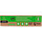 Emballage marron avec des éléments verts et des informations sur le produit. Inscription "x20", rouleaux de papier, 0% Phénol.