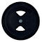 Roulette fixe de rechange CLAX® - Ø 170 mm - noir