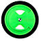 Roulette fixe de rechange CLAX® - Ø 170 mm - vert