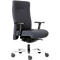 ROVO chaise de bureau SUMO 8020 S7, avec accoudoirs, mécanisme synchrone, jusqu'à 200 kg, siège multicouche, dossier entièrement rembourré, anthracite/argenté