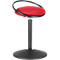 ROVO SOLO zit/stakruk, met zitring, polyamide 3D-weefsel, zwart/rood