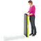 RRoldeurkast - B 1100 x D 415 x H 1040 mm - wit/groen