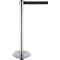 RS-GUIDESYSTEMS riempaal, roestvrij staal, 360° draaibare kop, hoogte 1000 mm, riemmaat L 2300 x B 50 mm, riemkleur zwart