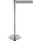 RS-GUIDESYSTEMS riempaal, roestvrij staal, 360° draaibare kop, hoogte 1000 mm, riemmaat L 2300 x B 50 mm, riemkleur zwart/wit