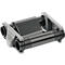 Une cartouche de ruban noire avec des supports gris. Les supports indiquent "THIS SIDE UP".