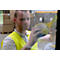 Ruban de marquage Durable Basic, pour l'intérieur, autocollant, amovible, L 50 mm, PVC souple, jaune/noir