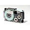 Ruban pour titreuses XR-18WE1 CASIO®, 18 mm de largeur, blanc