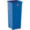 Rubbermaid Abfallbehälter Untouchable®, mit Recycling-Logo, 87 Liter, blau
