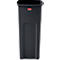 Rubbermaid Abfallbehälter Untouchable®, ohne Recycling-Logo, 87 Liter, schwarz