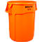 Rubbermaid afvalbak Brute® Geventileerd, met handgrepen, inhoud 167 liter, oranje
