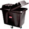 Rubbermaid Cube Truck transportbak, 0,39 m³, tot 227 kg, met wielen, zwart