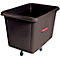 Rubbermaid Cube Truck transportbak, 0,57 m³, tot 272 kg, met wielen, zwart
