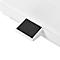 Rubbermaid® Defenders® pedaalemmer, rechthoekig, inhoud 25 l, zelfsluitend deksel, gegalvaniseerd staal, wit