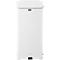 Rubbermaid® Defenders® pedaalemmer, rechthoekig, inhoud 49 l, zelfsluitend deksel, gegalvaniseerd staal, wit