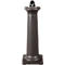 Rubbermaid® GroundsKeeper® Toscaanse asbak op voet, voor buitengebruik, inhoud 4,4 l, met binnenemmer, Ø 330 x H 974 mm, roestvrij staal &amp; kunststof, zwart