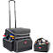 Rubbermaid® Quick Cart, klein, volume 30 l, binnencompartimenten, telescopische handgreep, L 419 x B 363 x H 432 mm, hoogwaardige kunststof, donkergrijs