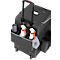 Rubbermaid® Quick Cart Large, 60 l, buitenvakken, ritsvak en binnenvakken, telescopische handgreep, water-/oliebestendig, Teflon®.