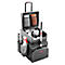 Rubbermaid® Quick Cart Medium schoonmaakkar, buitenvakken, ritsvak &amp; binnenvakken, telescopische handgreep, tot 18 kg, water/olie bestendig, Teflon®.