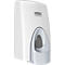 Rubbermaid schuimzeepdispenser, volume 800 ml, manueel, antimicrobiële drukknop, kijkvenster, levenslange garantie, kunststof, wit/grijs
