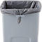 Rubbermaid Untouchable® afvalbak, zonder recyclinglogo, 87 liter, grijs