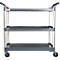 Rubbermaid X-TRA™ Mehrzweckwagen, offene Ausführung, bis 135 kg, schwarz