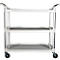 Rubbermaid X-TRA™ multifunctionele trolley, open ontwerp, tot 135 kg, wit