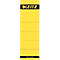 Rückenschild LEITZ®, Rückenbreite 80 mm, selbstklebend, 10 Stück, gelb