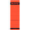 Rückenschild LEITZ®, Rückenbreite 80 mm, selbstklebend, 10 Stück, rot