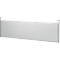 Rückseitenblende, für Schreibtisch B 1600 mm, H 466 mm, weißaluminium