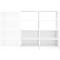 Rückwand-Element für Grundregal/Anbauregal ORDO Professional, multifunktional, magnethaftend, B 950 x H 1000 mm, Stahl, verkehrsweiß RAL 9016