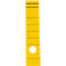 Rugetiket, rugbreedte 60 mm, zelfklevend, 10 stuks, geel