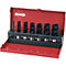 RUKO Kernbohrersatz 7tlg, Ø 12-22 mm, HSS TiAlN-beschichtet, Weldonschaft 19 mm, Bohrtiefe 30 mm