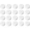 Rundmagnete MAUL, Kunststoff & Metall, Feinstruktur, Haftkraft 170 g, ø 15 x 7,5 mm, weiß, 20 Stück