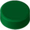 Rundmagnete MAUL, Kunststoff & Metall, Feinstruktur, Haftkraft 2 kg, ø 34 x 13 mm, grün, 20 Stück