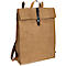 Sac à dos Exacompta Eterneco, aspect cuir, pour ordinateurs portables jusqu'à 14', documents jusqu'à DIN A4, L 320 x P 130 x H 430 mm, papier, marron