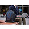 Sac à dos pour ordinateur portable Wenger Ibex, ordinateurs portables de 15.6'-17.3', compartiment pour ordinateur portable, poches latérales en filet, L 230 x l 340 x H 470 mm, 25 l, polyester, noir/bleu/gris